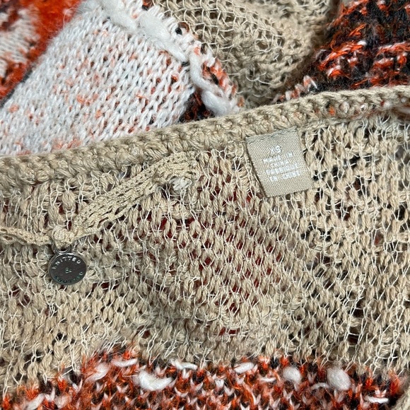 Knitted & Knotted Wool Blend Banded Bouquet Blouse XS - Picture 9 of 12